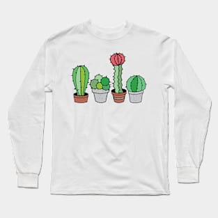 Cactus Plants Long Sleeve T-Shirt